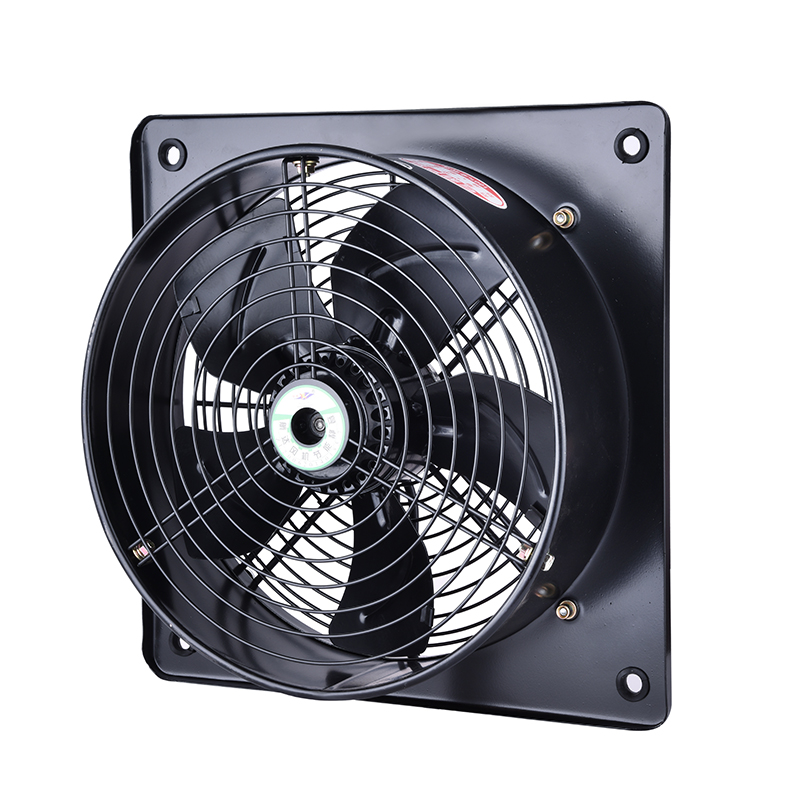 AC Square Exhaust Metal Frame and Impeller Axial Fan 